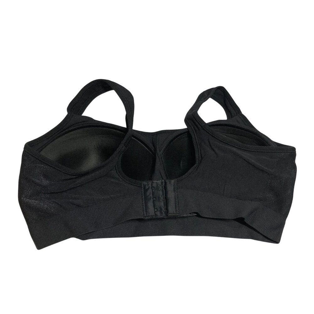 Truekind Daily Comfort Wirefree Shaper Bra with Extender Black 3XL - Picture 2 of 4